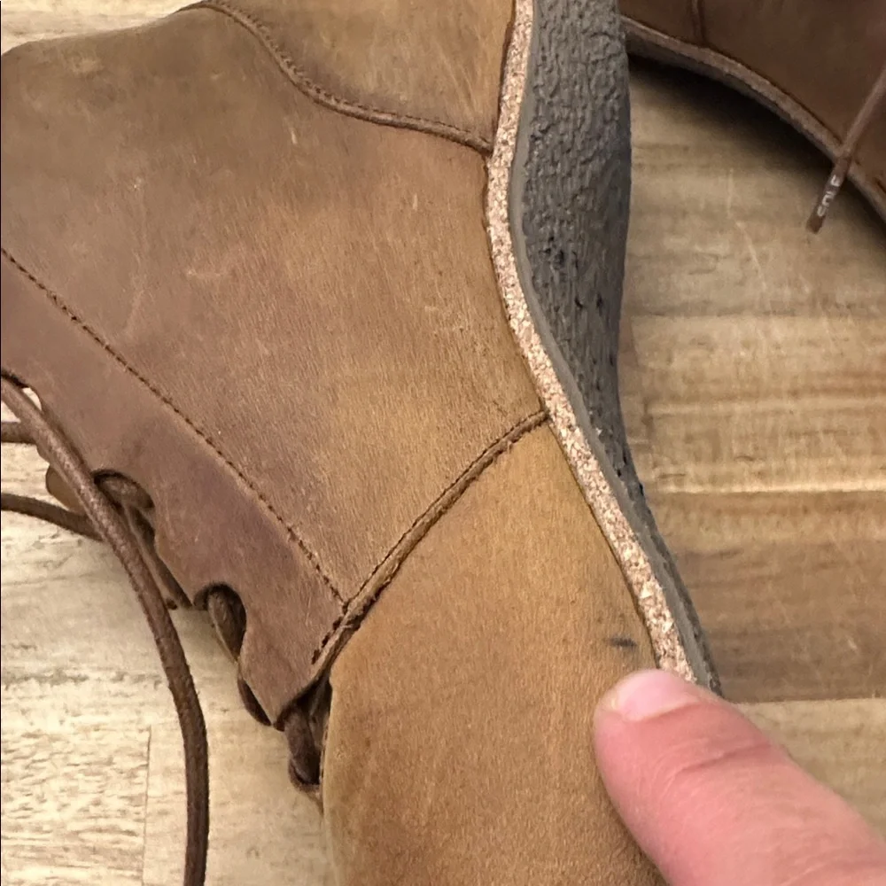 SOLE leather recork chukka boots